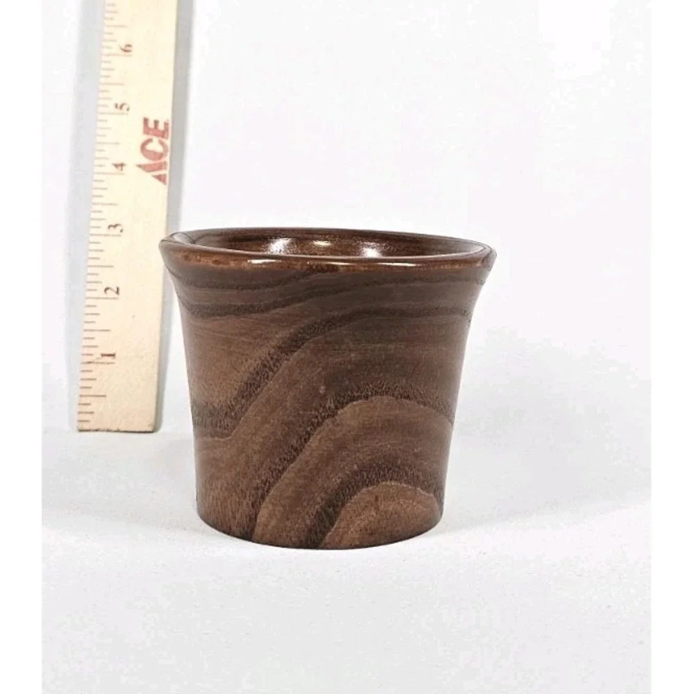 Handmade Cotton Wood Cup Design Accessory Decoration Holder Gift Centerpiece